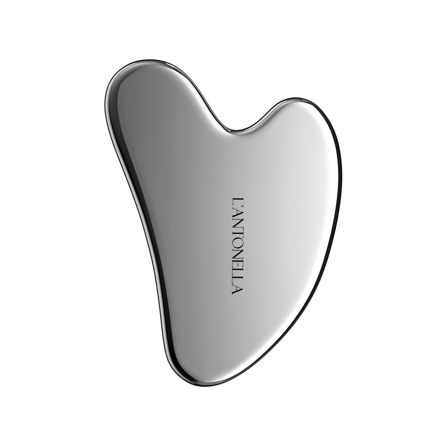 Gua sha facial de acero inoxidable
