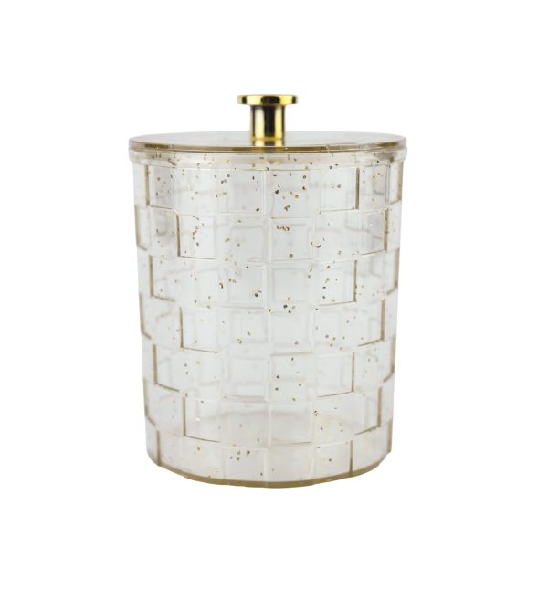 Vaso decorativo dorado